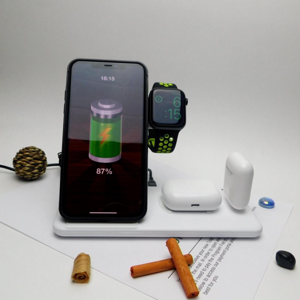 4 in 1 Qi Wireless Charger Portable